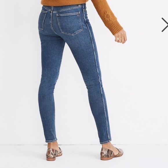 MADEWELL 10” High Rise Skinny jeans size 28 blue jeans - Picture 2 of 15
